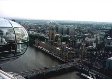 London Eye - ob kolo